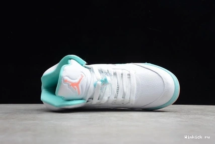 JORDAN 'LIGHT RETRO 5 AIR AQUA' GS 0724